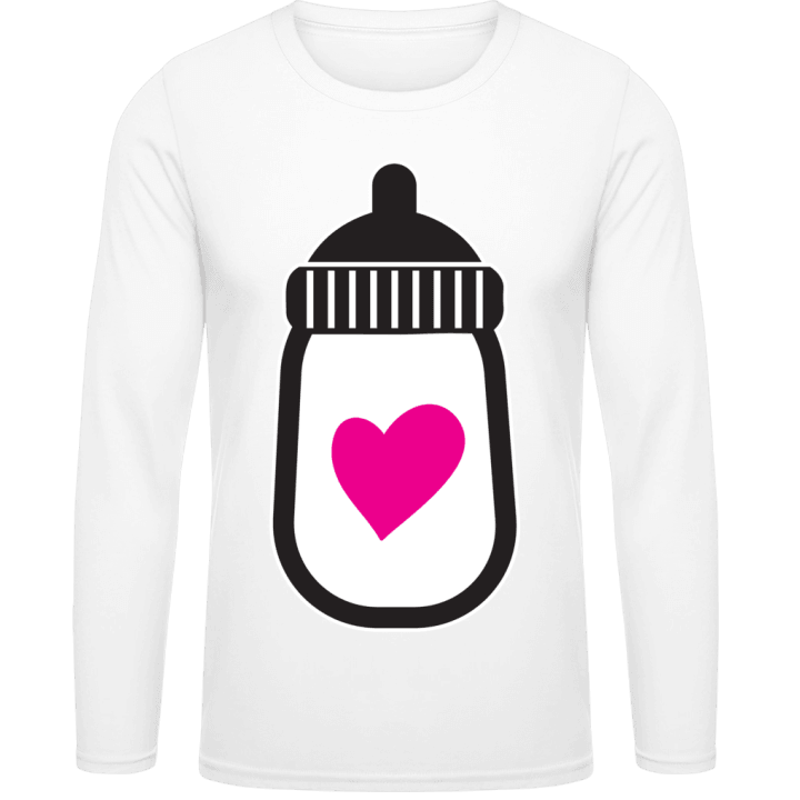 Baby Bottle Heart T-shirt à manches longues 0 image