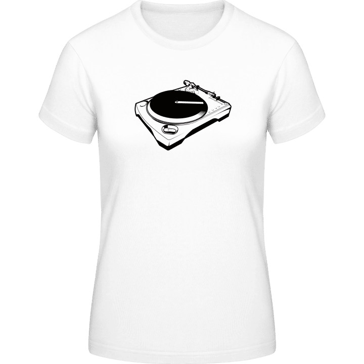 DJ Turntable Vrouwen T-shirt contain pic