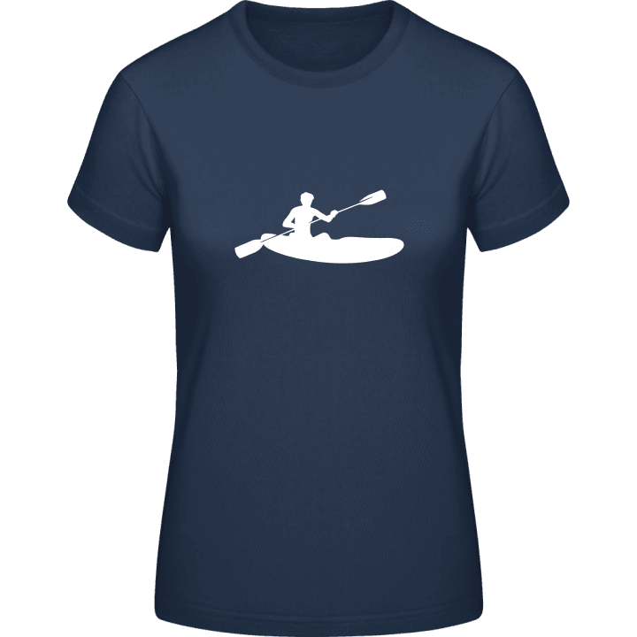 Rafting Silhouette T-shirt för kvinnor contain pic