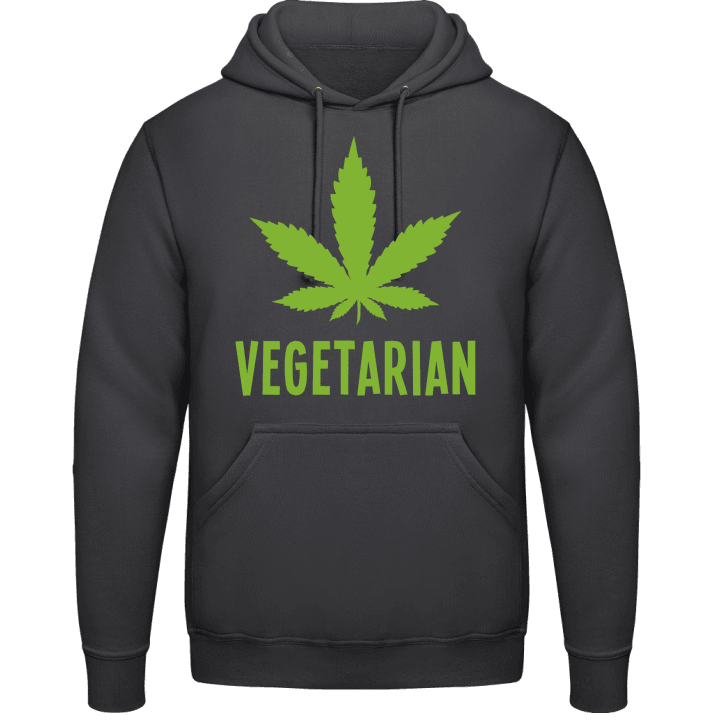 Vegetarian Marijuana Felpa con cappuccio contain pic
