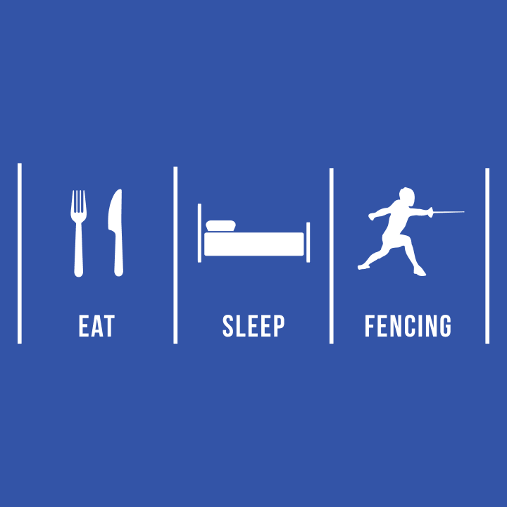 Eat Sleep Fencing Camisa de manga larga para mujer 0 image