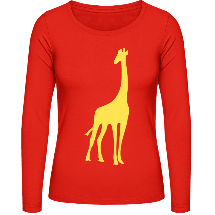 Giraffe Kvinnor långärmad skjorta 0 image