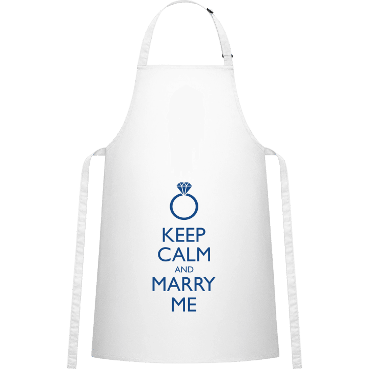 Keep Calm And Marry Me Delantal de cocina contain pic