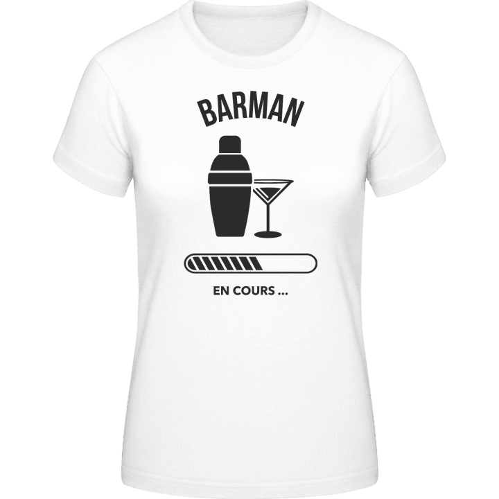 Barman en cours Frauen T-Shirt 0 image