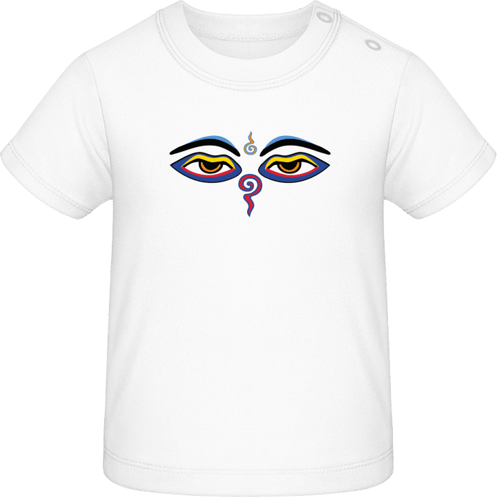 Eyes of Buddha Symbol T-shirt för bebisar contain pic