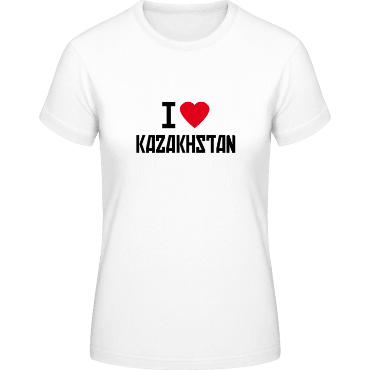 I Love Kazakhstan T-skjorte for kvinner contain pic