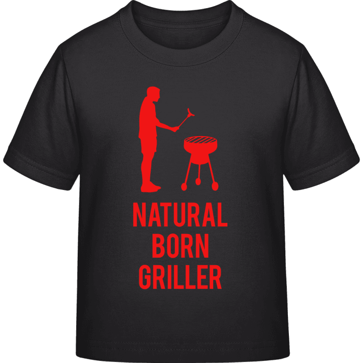 Natural Born Griller King Kids T-shirt contain pic