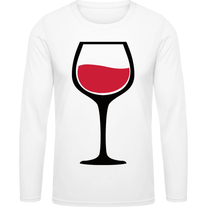 vino tinto Langarmshirt contain pic