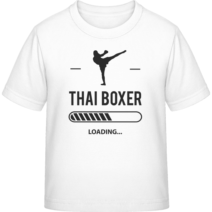 Thai Boxer Loading T-shirt för barn contain pic
