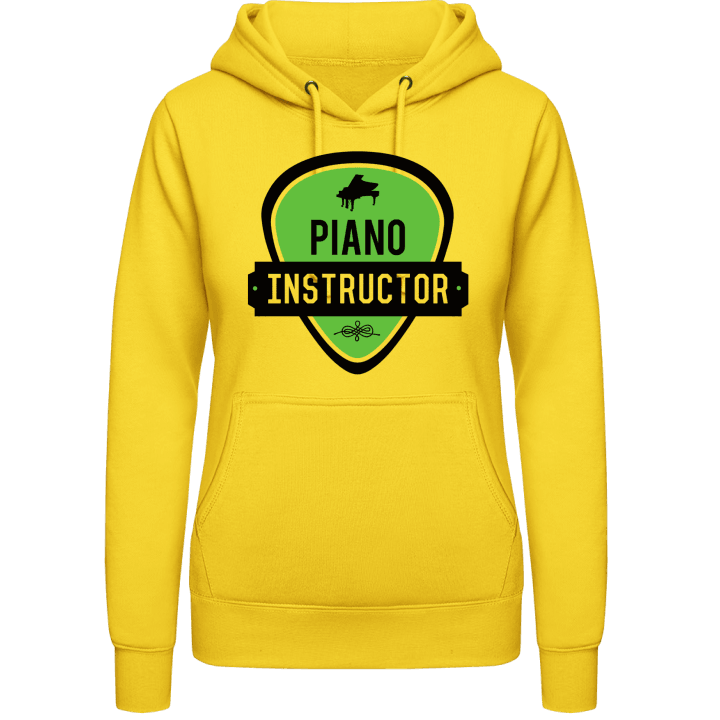 Piano Instructor Vrouwen Hoodie contain pic