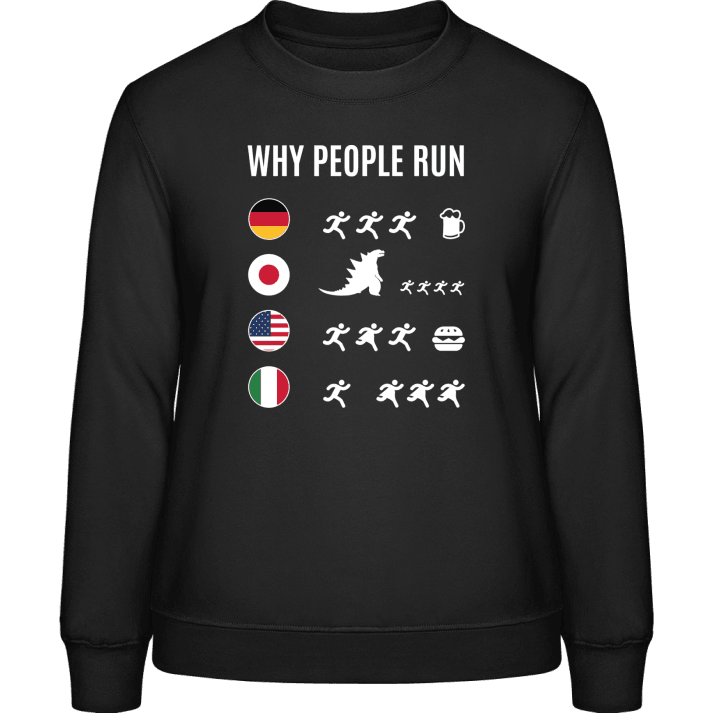 Why People Run Vrouwen Sweatshirt 0 image