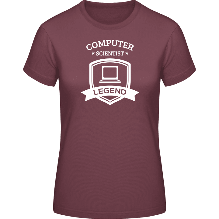 Computer Scientist Legend T-skjorte for kvinner 0 image