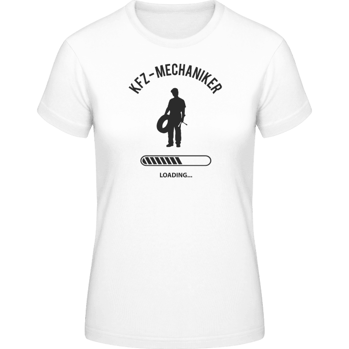 KFZ Mechaniker Loading T-shirt för kvinnor contain pic