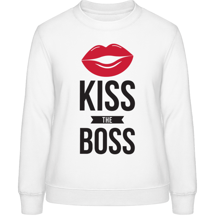 Kiss The Boss Sweatshirt för kvinnor contain pic