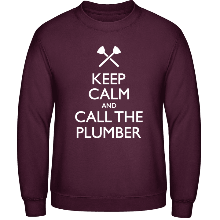 Keep Calm And Call The Plumber Sudadera contain pic