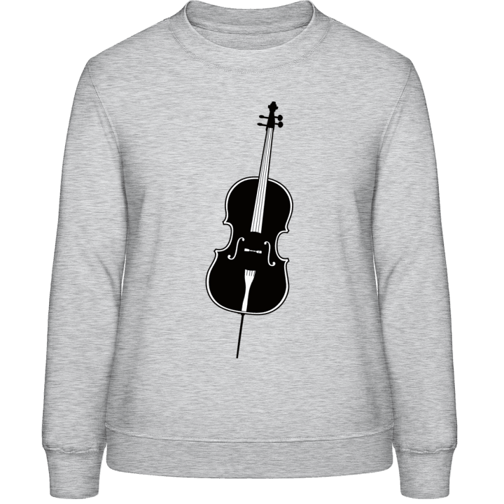 Cello Outline Sweatshirt för kvinnor contain pic