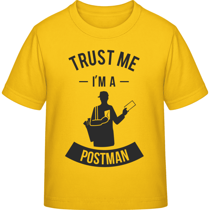 Trust Me I'm A Postman T-shirt för barn contain pic