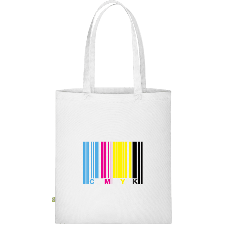 CMYK Barcode Stoffen tas contain pic