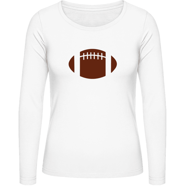 American Football Ball T-shirt à manches longues pour femmes contain pic