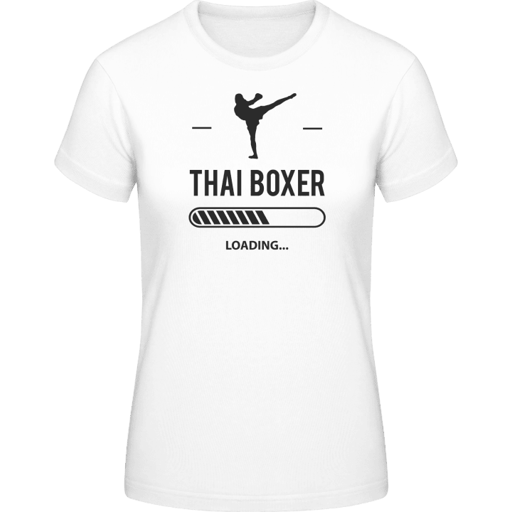 Thai Boxer Loading Women T-Shirt contain pic
