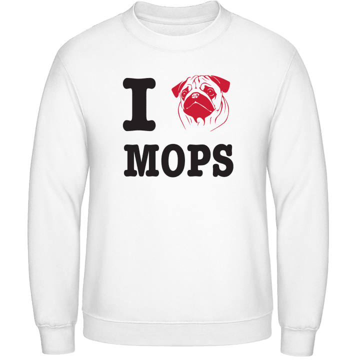 I Love Mops Tröja 0 image