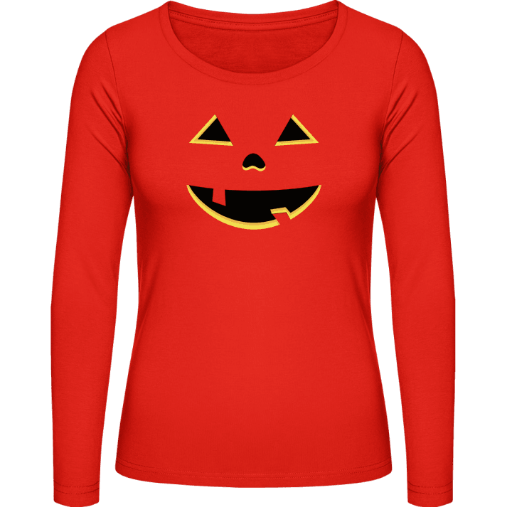 Pumpkin Face Halloween Vrouwen Lange Mouw Shirt 0 image