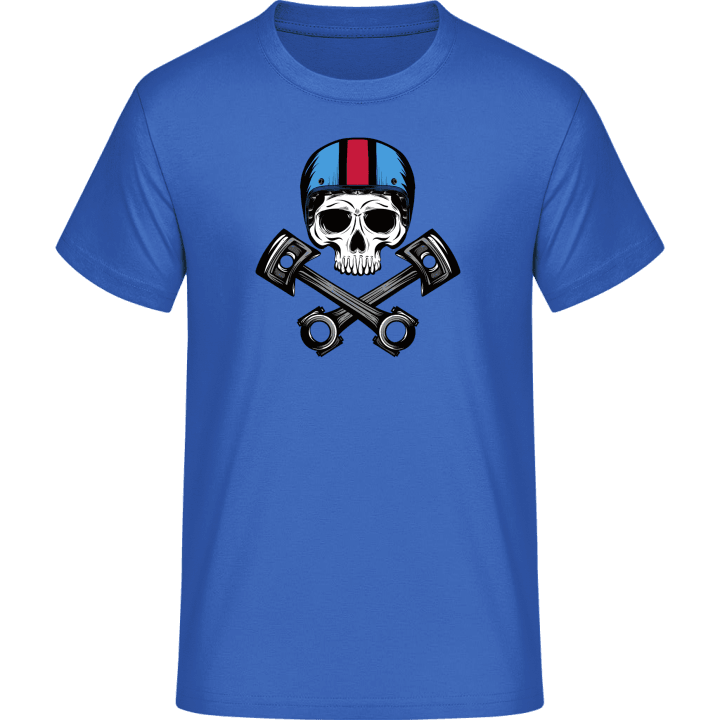 Skull And Cross Pistons T-Shirt contain pic
