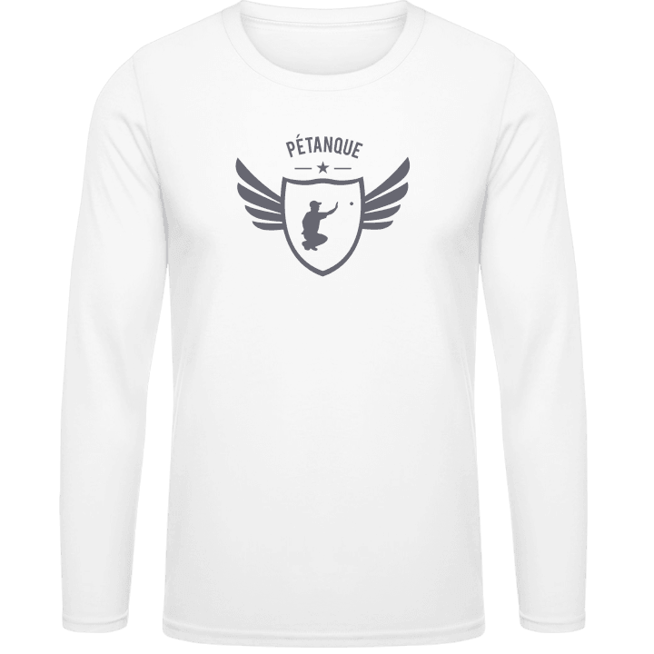 Pétanque Winged T-shirt à manches longues contain pic