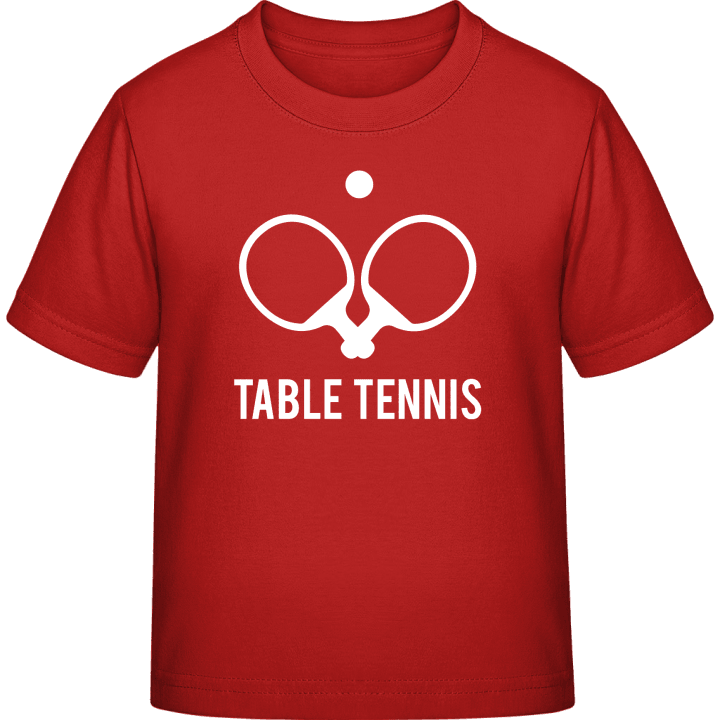 Table Tennis T-skjorte for barn contain pic