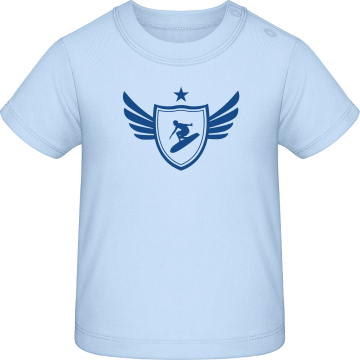 Surfer Star Wings Camiseta de bebé contain pic