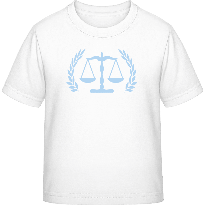 Justice Logo T-skjorte for barn contain pic