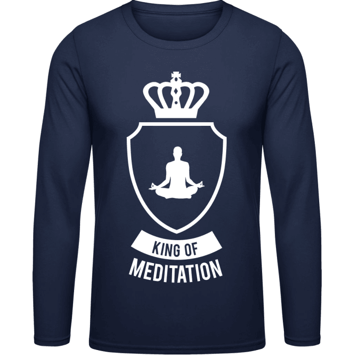 King of Meditation T-shirt à manches longues contain pic