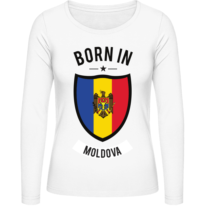 Born in Moldova Camicia donna a maniche lunghe 0 image
