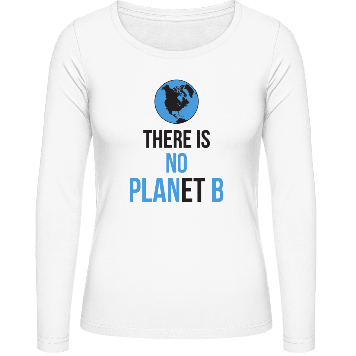 There Is No Planet B Langermet skjorte for kvinner contain pic