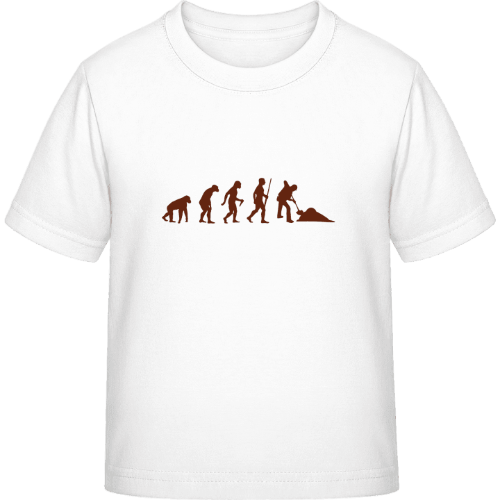 Construction Worker Evolution T-shirt för barn contain pic