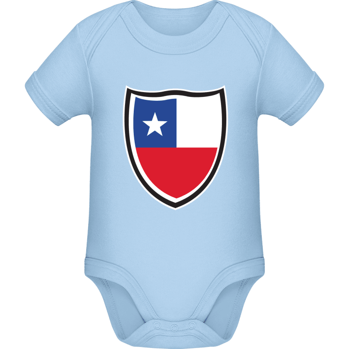 Chile Flag Shield Baby Rompertje contain pic