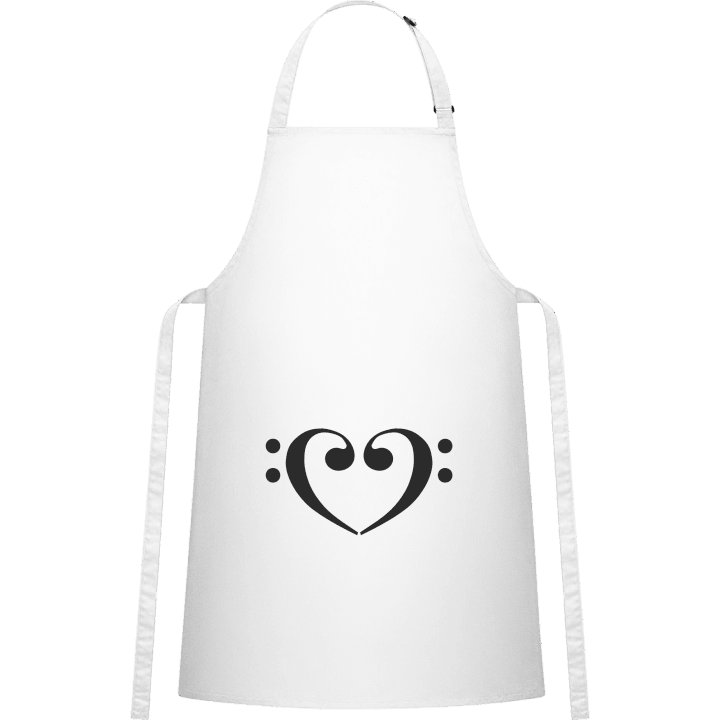Bass Heart Kitchen Apron contain pic