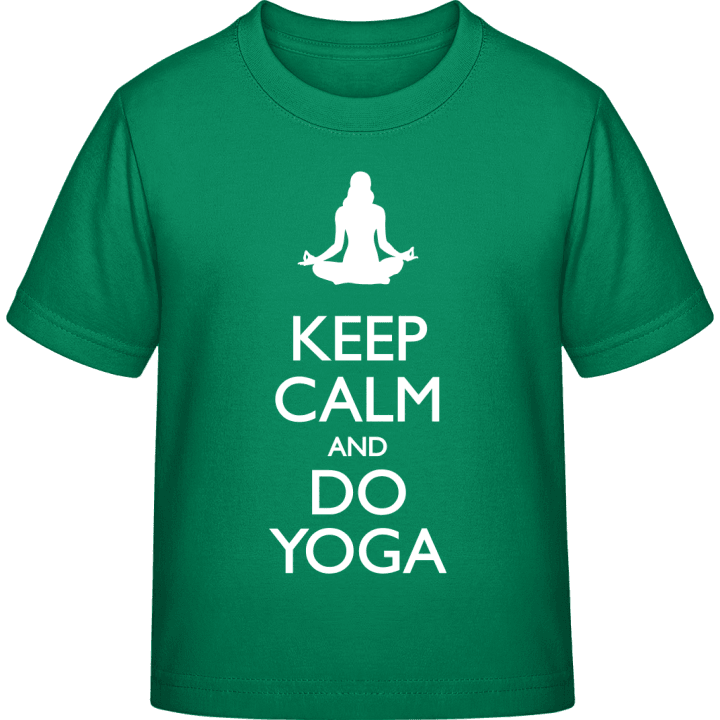 Keep Calm and do Yoga T-shirt för barn contain pic
