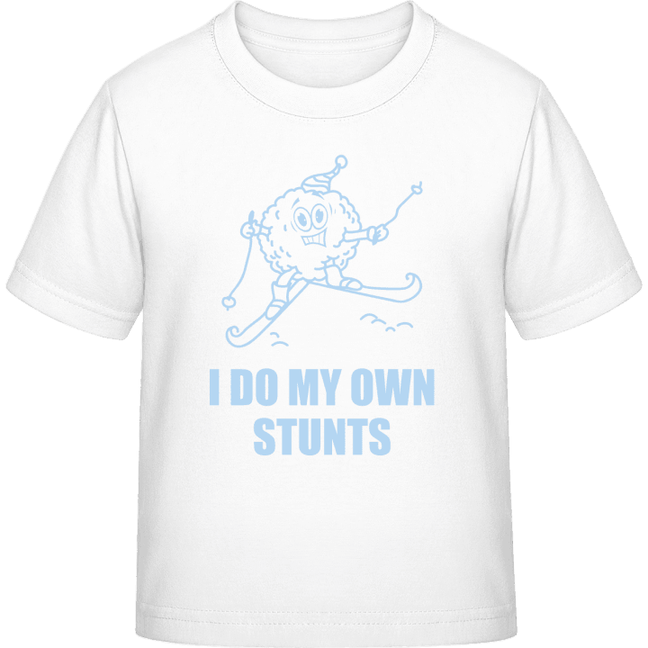I Do My Own Skiing Stunts Camiseta infantil contain pic
