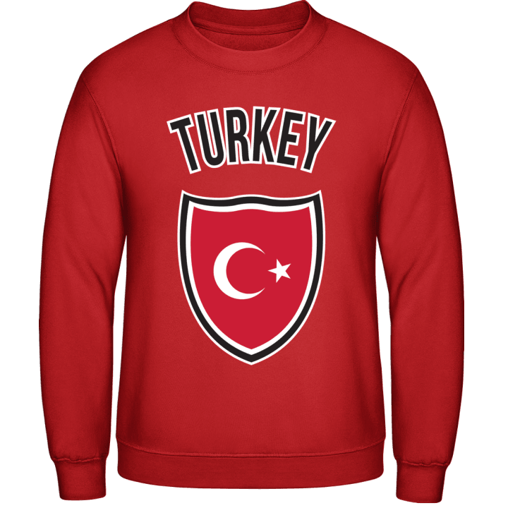 Turkey Flag Shield Sudadera contain pic