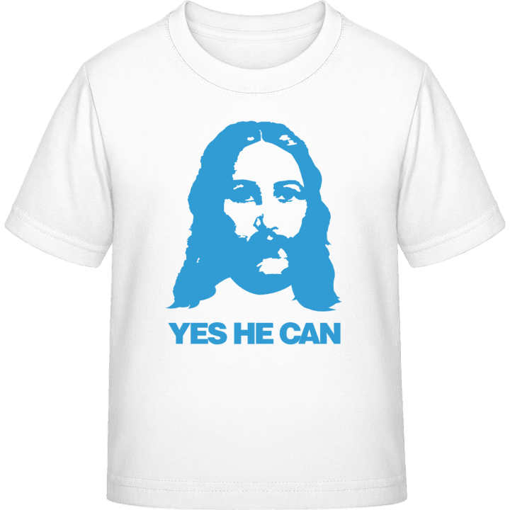 Jesus Yes He Can Camiseta infantil contain pic
