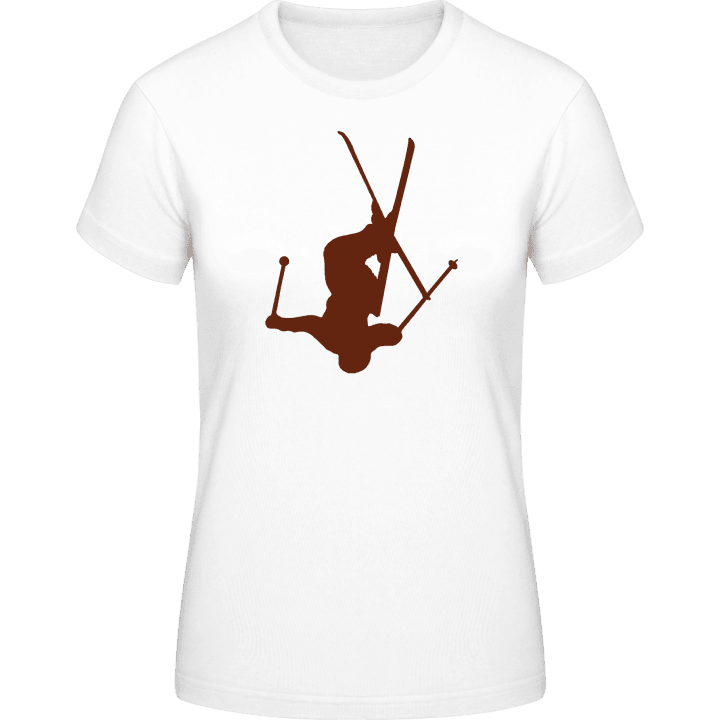 Freestyle Ski Jump T-skjorte for kvinner contain pic
