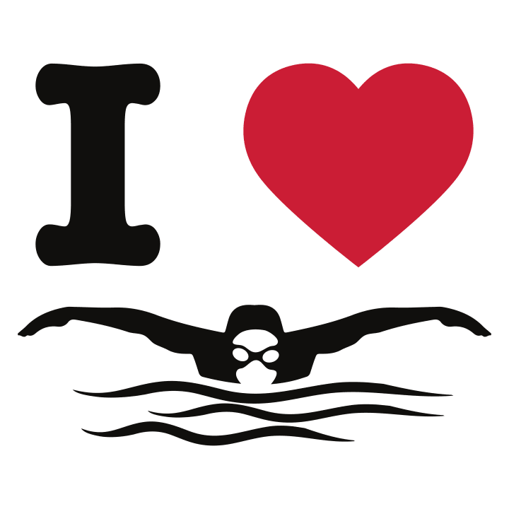I Love To Swim Women T-Shirt 0 image