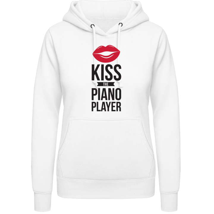 Kiss The Piano Player Felpa con cappuccio da donna contain pic