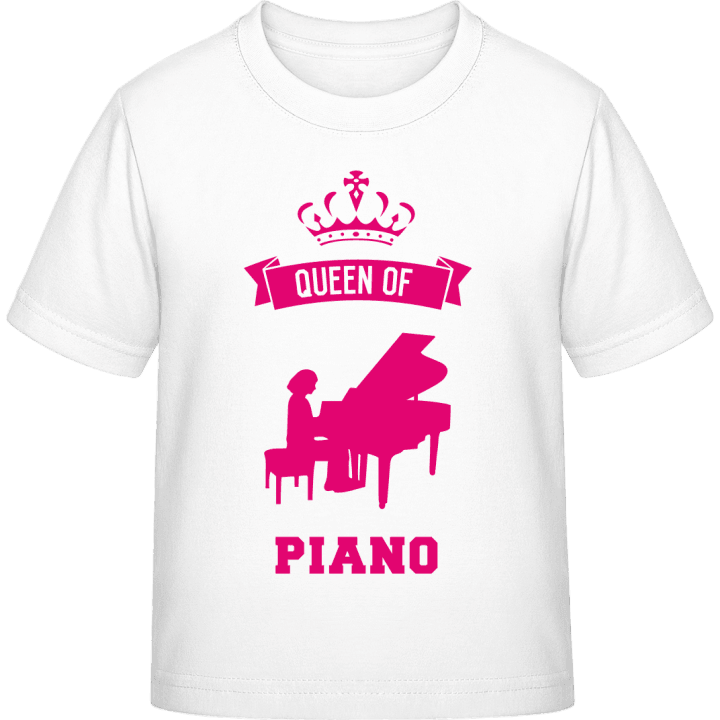 Queen Of Piano T-skjorte for barn contain pic