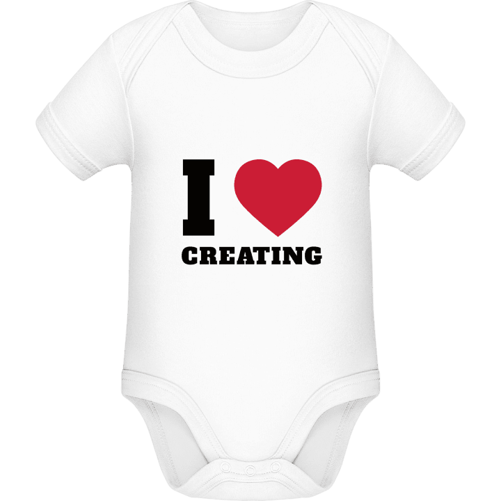 I Love Creating Baby romper kostym contain pic