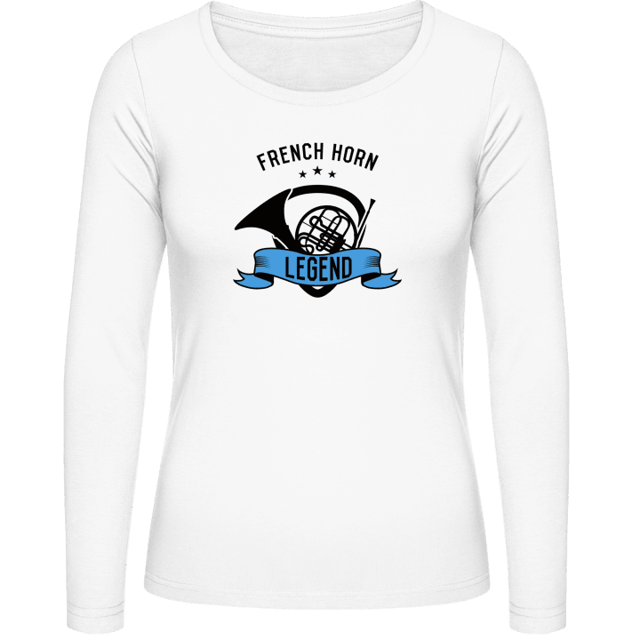 French Horn Legend T-shirt à manches longues pour femmes contain pic