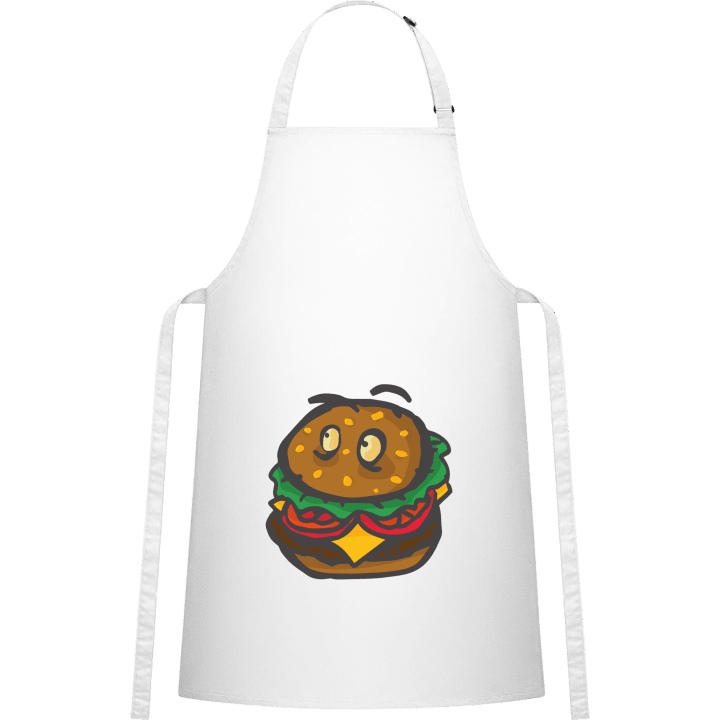 Hamburger With Eyes Förkläde för matlagning contain pic