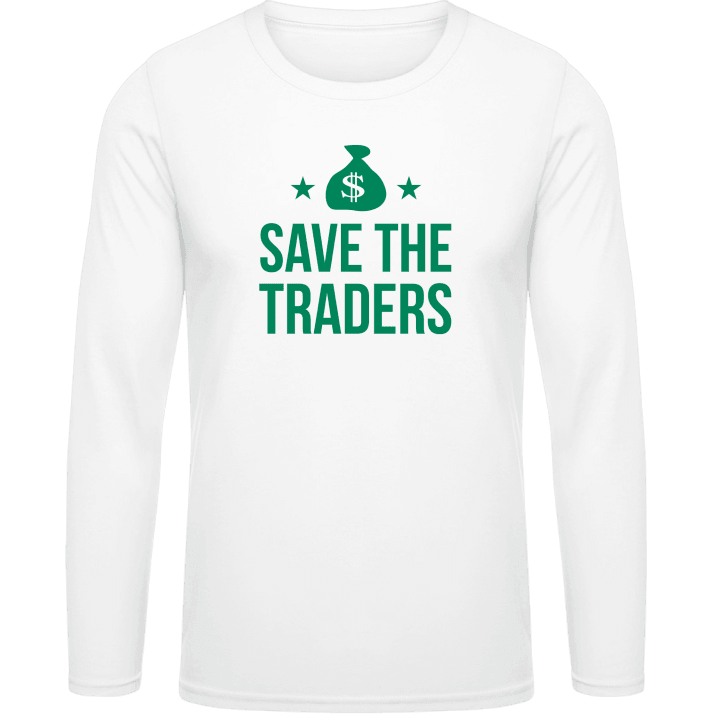 Save The Traders Shirt met lange mouwen contain pic