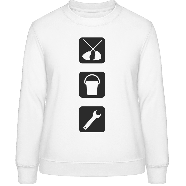 Cleaner Icons Frauen Sweatshirt contain pic